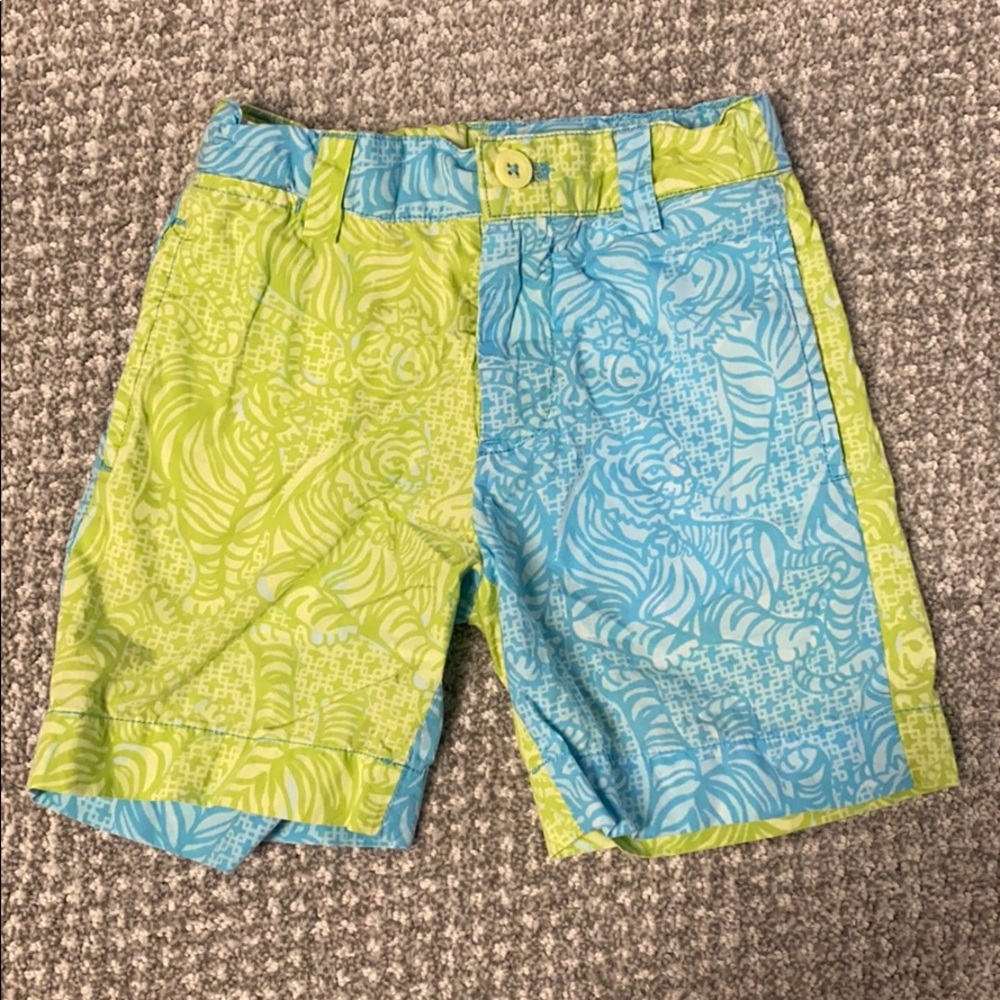 Lilly Pulitzer Kids Shorts - Blue and Green